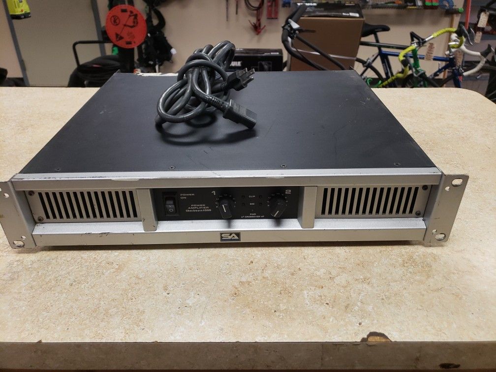 Seismic Audio Shockwave 4000 Power Amplifier