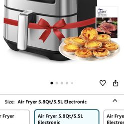 air fryer brand new big size only 40$