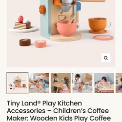 Tiny Land Wooden Coffee Machine 