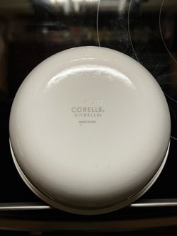 Corelle Vitrelle White bowls Made in USA