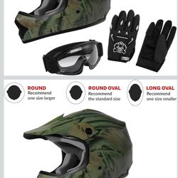 Casco De Niño Hasta 14 Años Para Moto 