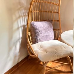 Stylish Rattan Chair (World Market)