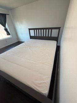 IKEA Lonset Queen Bed with mattress $200