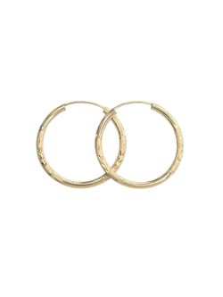 14kt Real Gold Hoop Earring