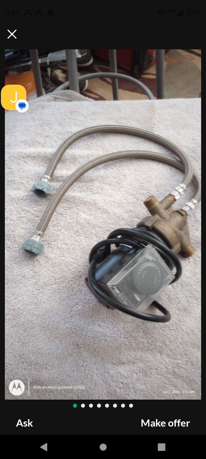 INSTANT HOT WATER AUTOCIRC CIRCULATING PUMP