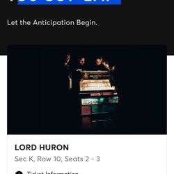 Lord Huron Kia Forum Nov 2nd 