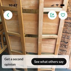 Wood Folding Shelf And Table And Chairs