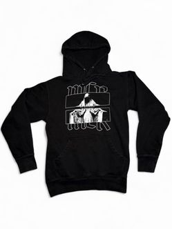 Y2K MCR My Chemical Romance Cemetery Angel Hoodie Band Tee Band Merch Grunge Emo 2000s