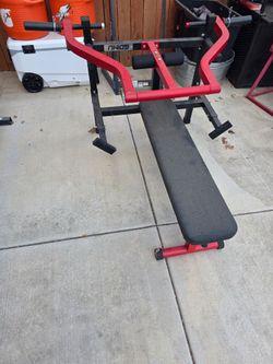 Weight loading bench press