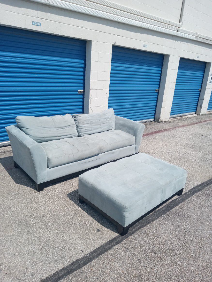 Sofa Ottoman Couch - Delivery Available 