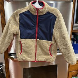 Kids Reversible Fleece Puffer Coat Size 8