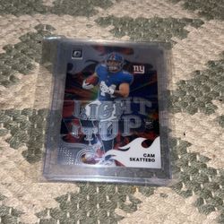 Cam skatteboo New York giants light it up rookie card insert