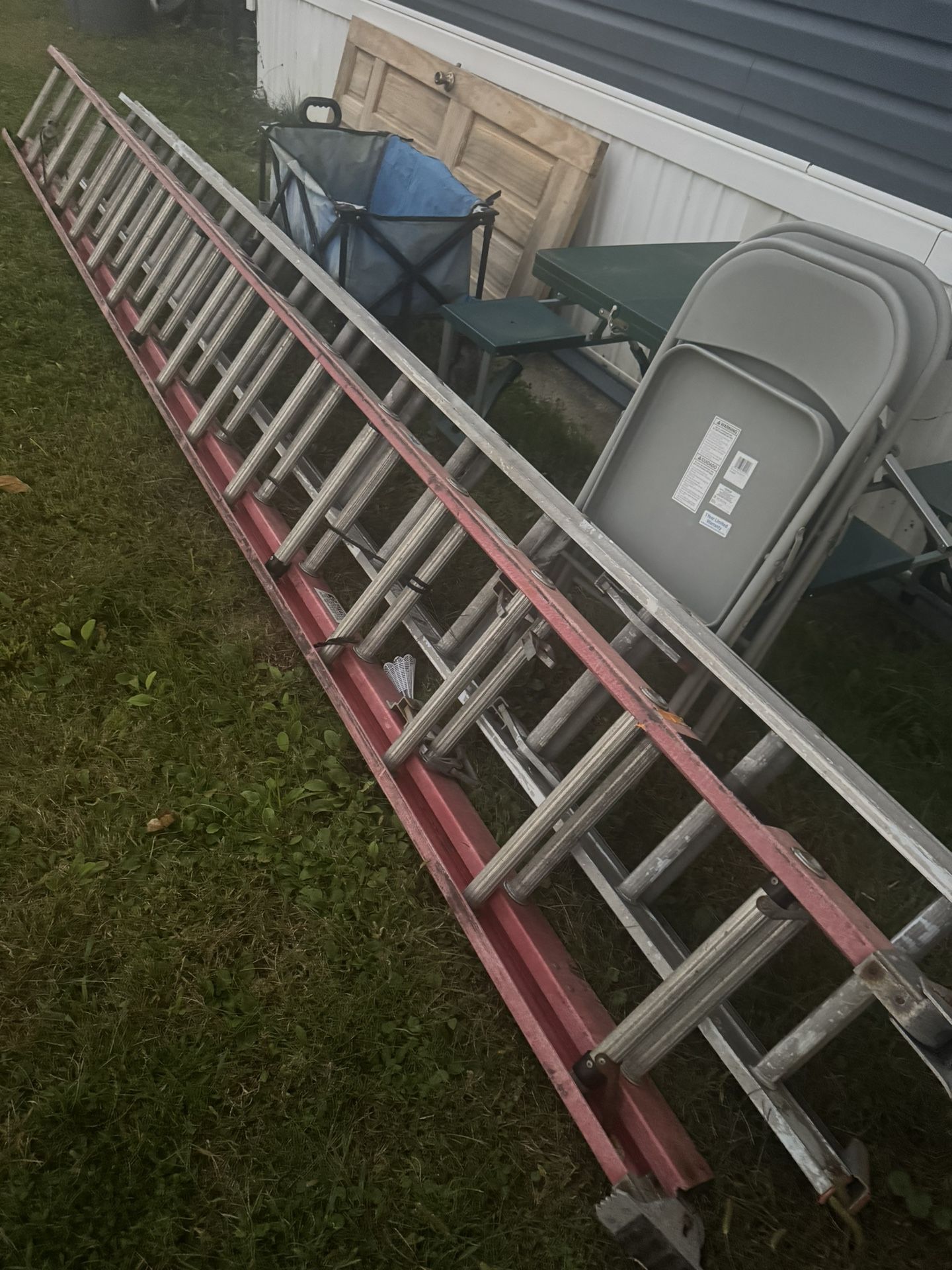 Two Werner Ladders. 28’ And 32’