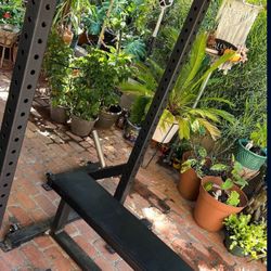 Heavy Duty Squat Rack & Bench Combo
