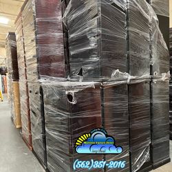 Jumbo Dresser Black 2 Knob Drawer Cajonera Comoda Nueva 