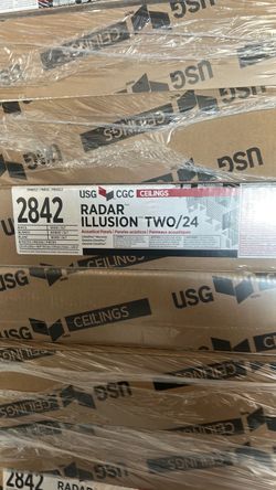 Radar illusions ceiling tile brand new