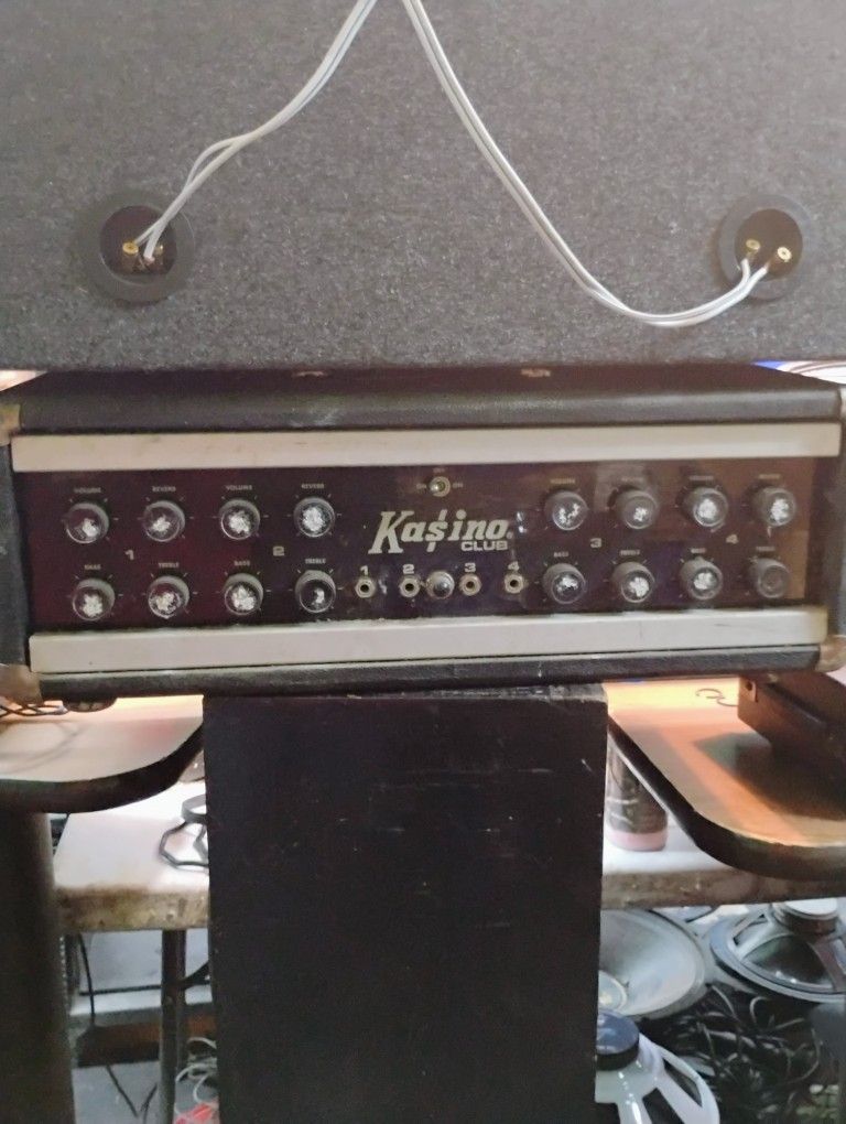 Kustom Kasino Club PA 1970's Black Tolex