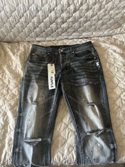 Purple jeans