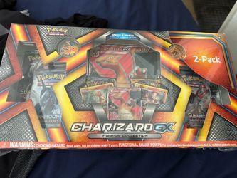 Pokemon TCG Charizard GX & Primarina GX Premium Collection Factory Sealed Box 2 Pack