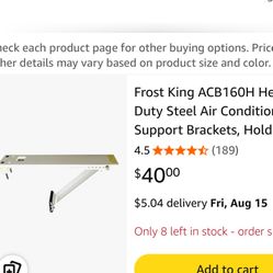 Air conditioner, window mount bracket