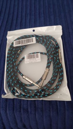 Sovvid 2 Pack Guitar Cable 10ft - Straight Instrument Cable Quarter Inch Cable