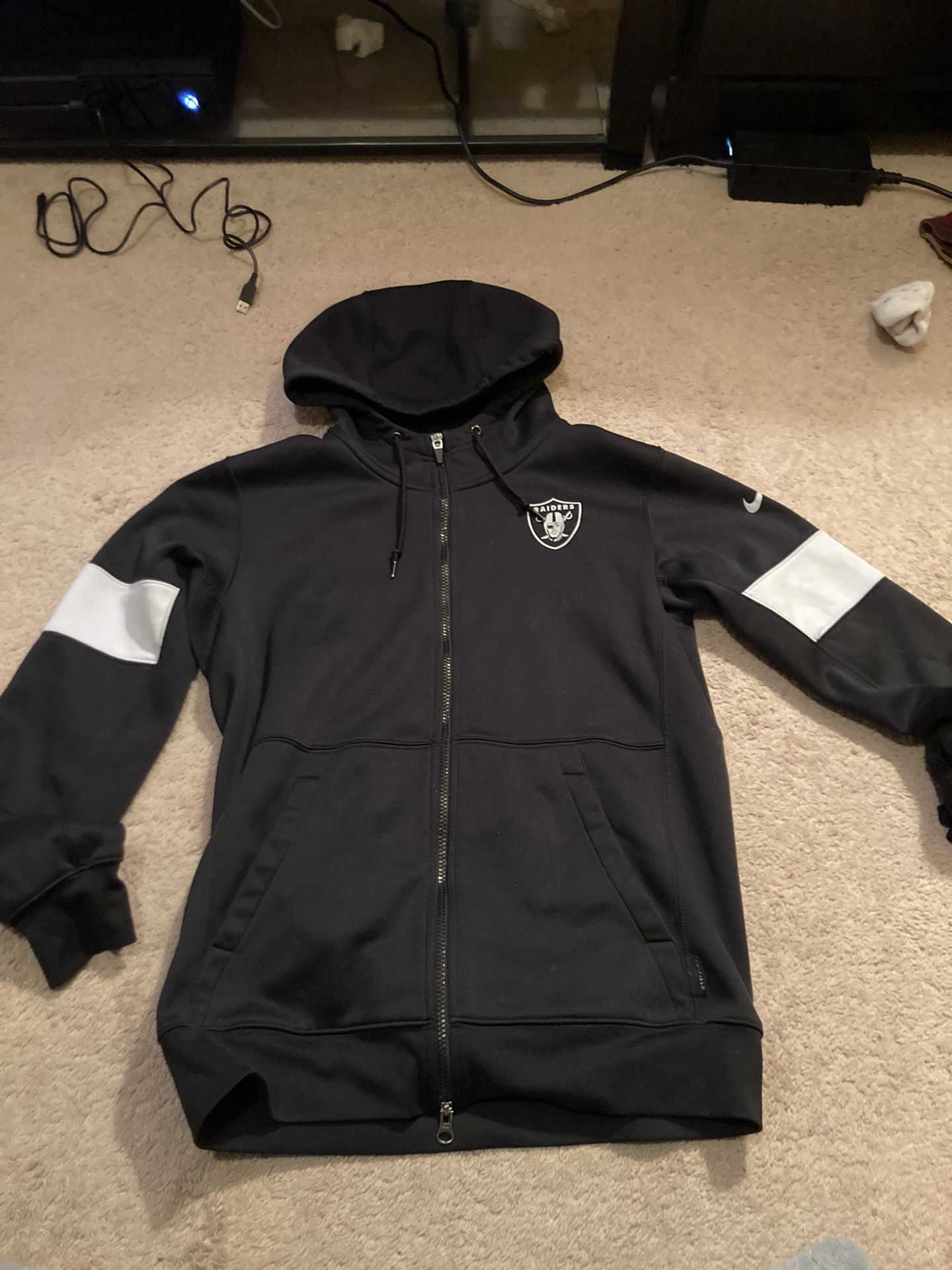Raiders Zip up Hoodie Adult Small