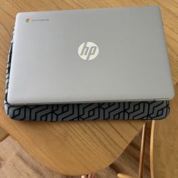 HP 14" Chromebook Laptop Bundle - Intel Celeron - 1080p - Bonus Sleeve & Wireless Mouse