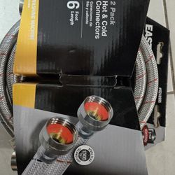 Mangueras de Agua fria y Caliente para lavadora 6 Pies