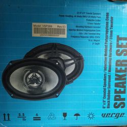 Verge 6X9  Car Speakers 120 Watts