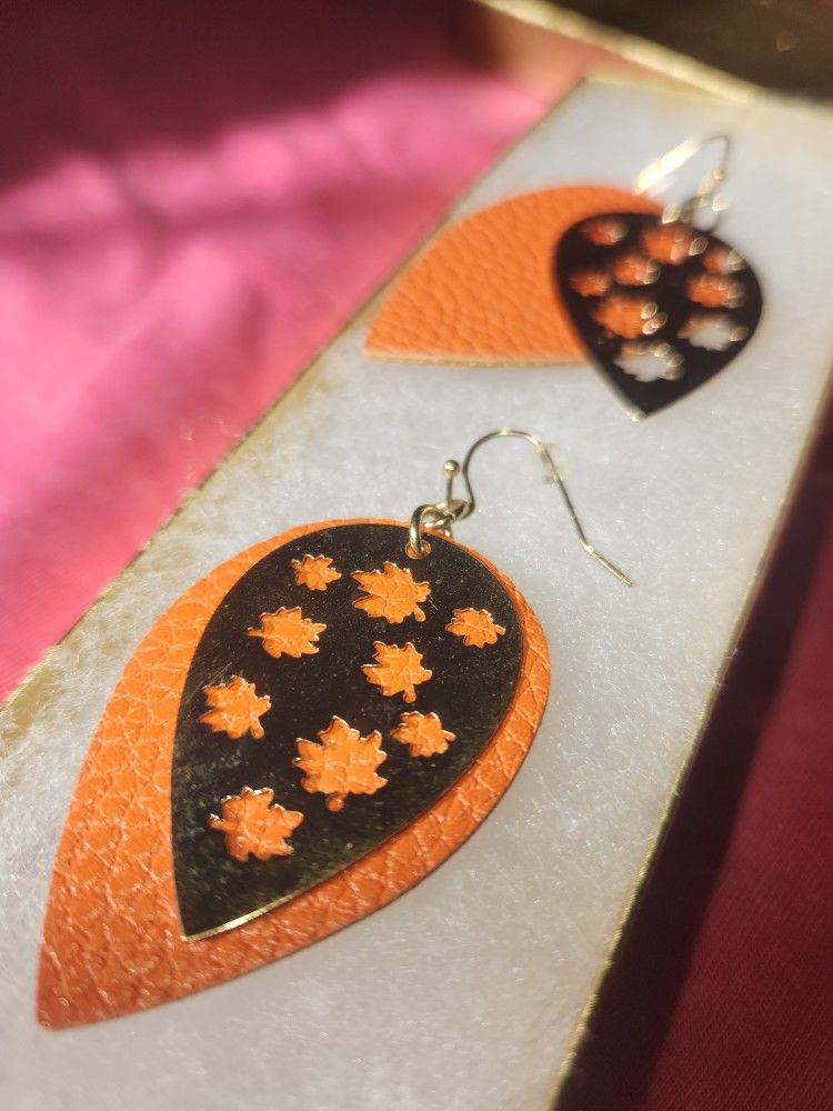 Fall Leaf Earrings