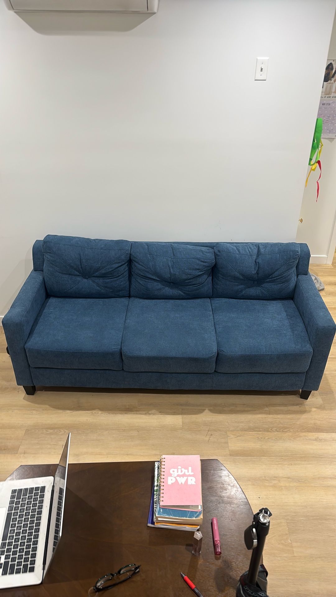 Blue couch