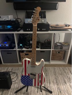 Eleca Telecaster, and Glarry Bass Amp