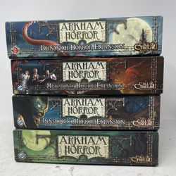 Arkham Horror Board Game With 3 Expansions