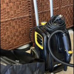 McCulloch MC1385 Deluxe Canister Steam Cleaner with Accessories