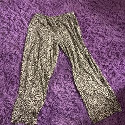 Leopard Pajama Pants 