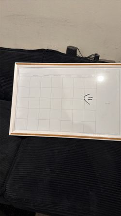 Monthly calendar