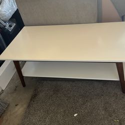 Tan couches for sale with table