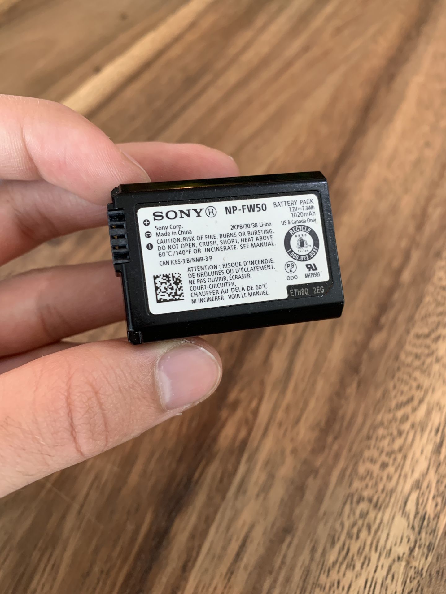 Sony Original NP-FW50 Battery For Mirrorless Cameras
