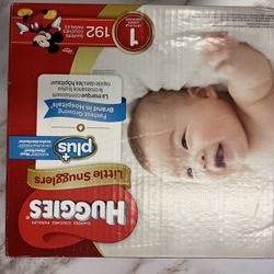 Huggies Diapers Little Snugglers Size 1 