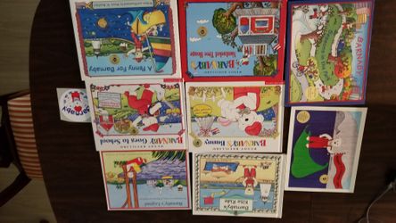 Set Of 8 Barnaby The Nantucket Bear Books
