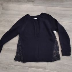 Cute Black Active Light Weight Sweater