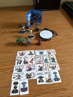 Skylanders imaginators lot w/ figures, cards and game