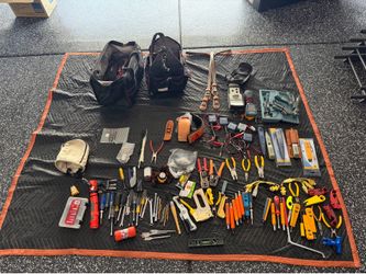 Telecom Networking Hand Tools Lot - Fluke, Punchdown, Crimpers, Toners - $1-$25