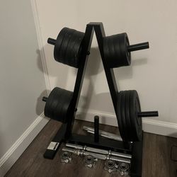 Weight Set Plus Stand