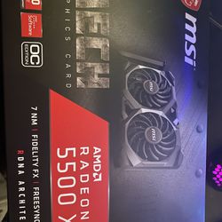 MSI AMD RX 5500 XT GAMING GRAPHICS CARD