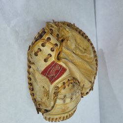 Vtg Rawlings MJ77T Johnny Bench Catchers Mitt Glove