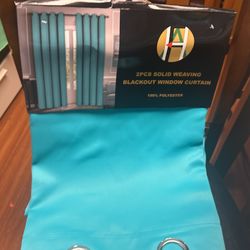 Cortinas 2 Piezas Bloqueadoras De Luz 