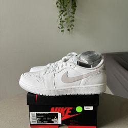 (size 8.5) Nike Air Jordan 1 Low Neutral Grey (2021)