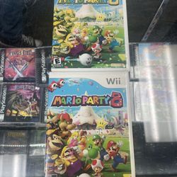 Mario Party 8 Wii $40-$45 Each Gamehogs 11am-7pm