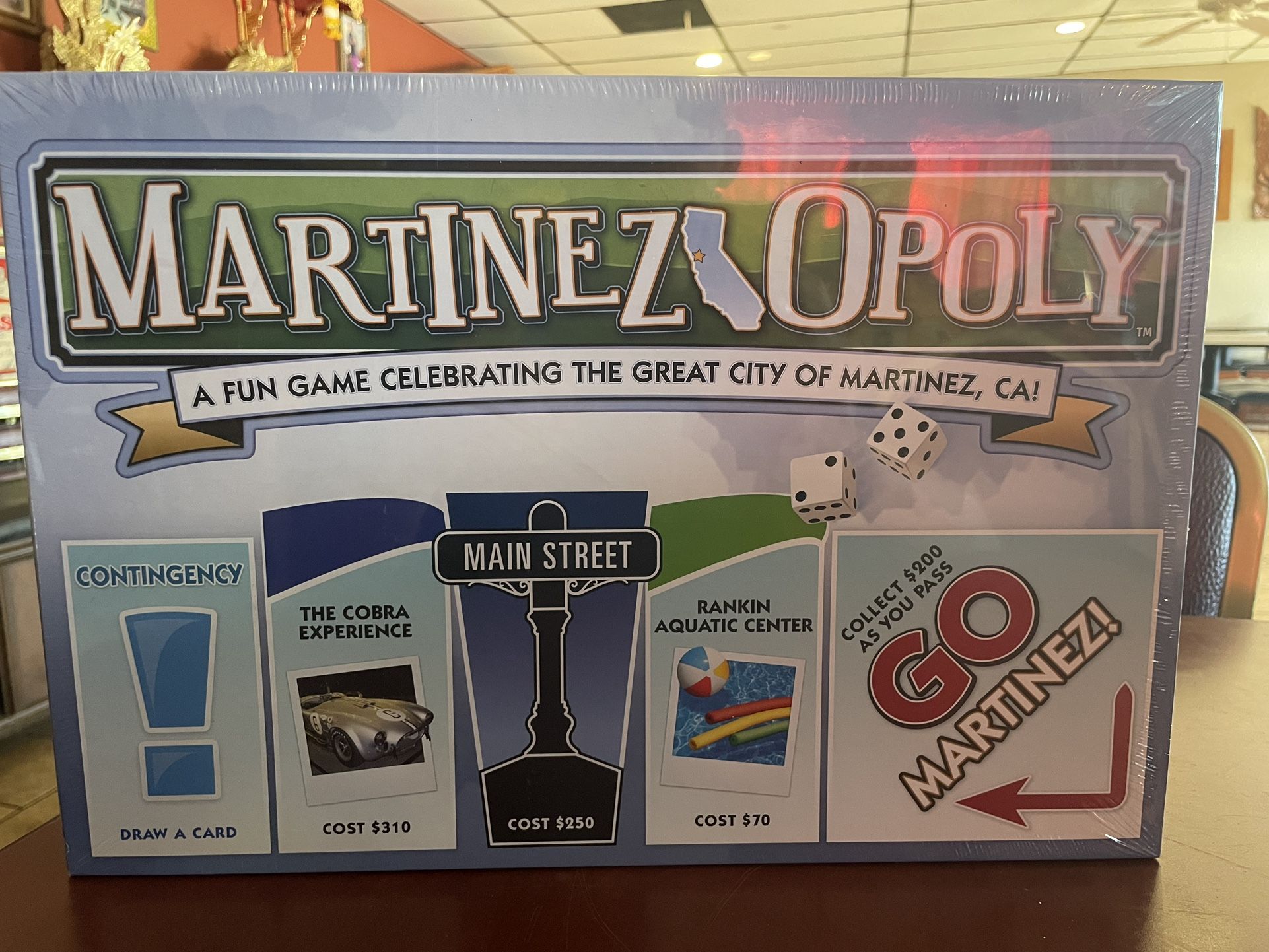 Mew Sealed Martinez Opoly Board Game